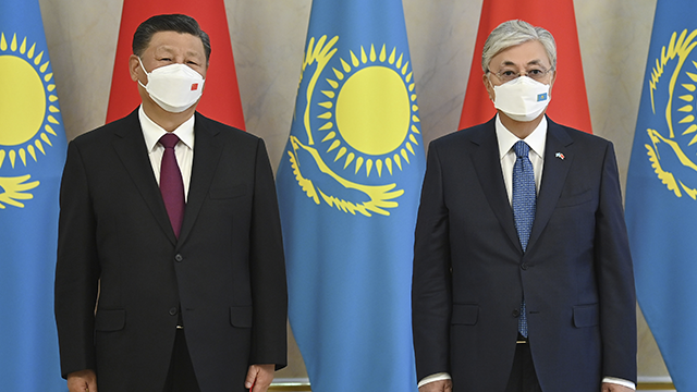 prezydenty kytayu ta kazahstanu