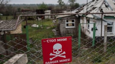 ost ukraine minen warnschild
